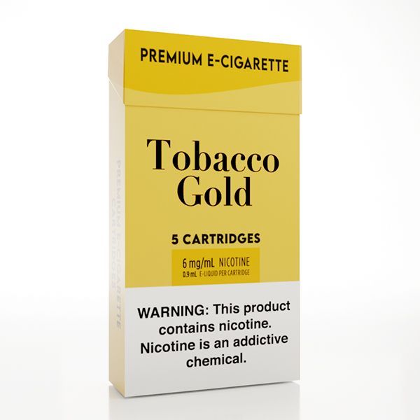 Deluxe Cartridges (5-Pack) - Tobacco Gold