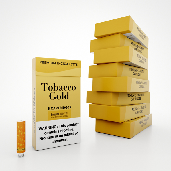 Deluxe Cartridges (45-Pack) - Golden Tobacco